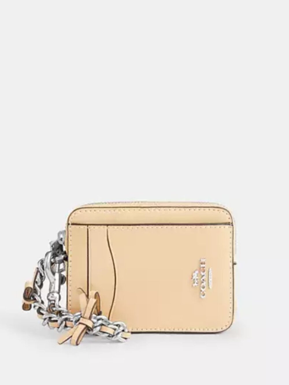Coach Zip Card Case with Bows - NWT